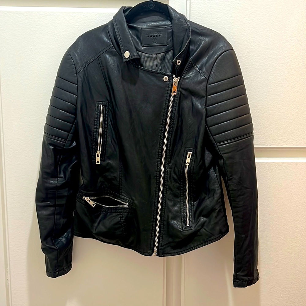 BlankNYC faux leather jacket size medium